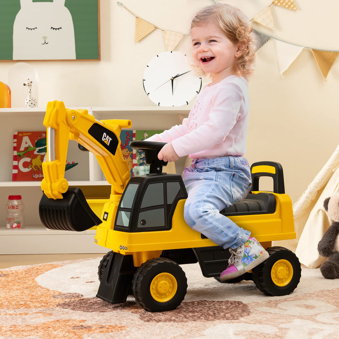 Sitzbagger Kinder mit drehbarer Schaufel und Stauraum ab 1 Jahr - Bild 2