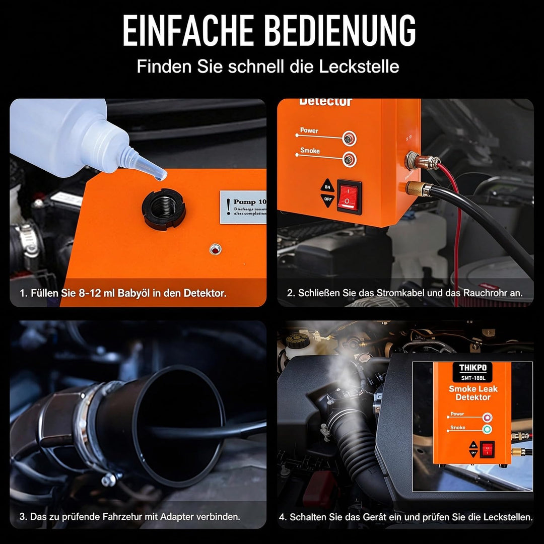 Kfz Nebelmaschine 12V EVAP Lecksuchgerät Rauch ab 5 Sek - Bild 5