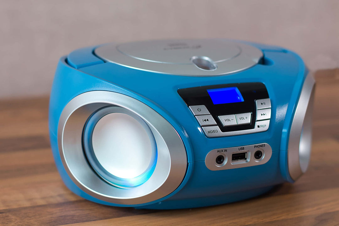 CD-Player mit UKW-Radio und LED-Beleuchtung für Kinder - Bild 5