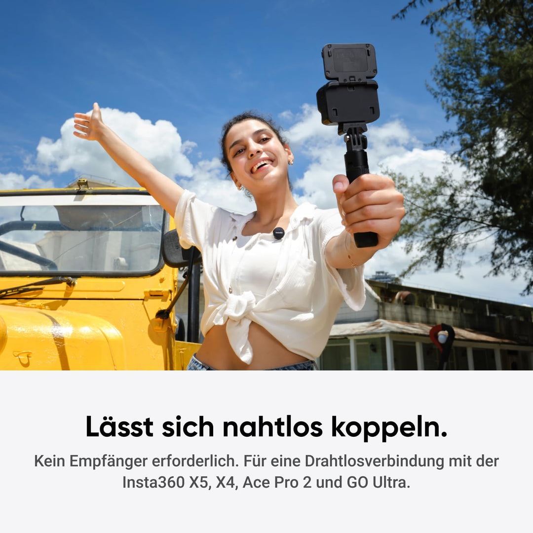 Drahtloser Mikrofon-Transmitter 7,9 g ultraleicht für Actionkameras - Bild 5