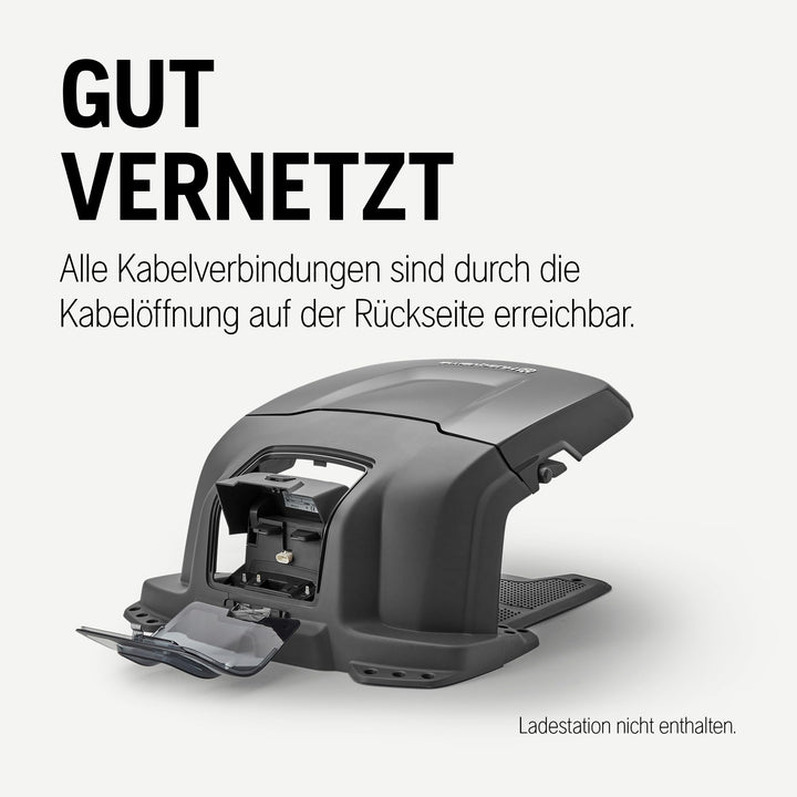 Mähroboter-Garage für Husqvarna Automower 300/400-Serie, klappbares Dach - Bild 5