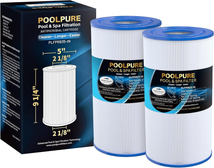 Spa-Filterkartusche 35 sq.ft 2er-Set für Whirlpool und Pool