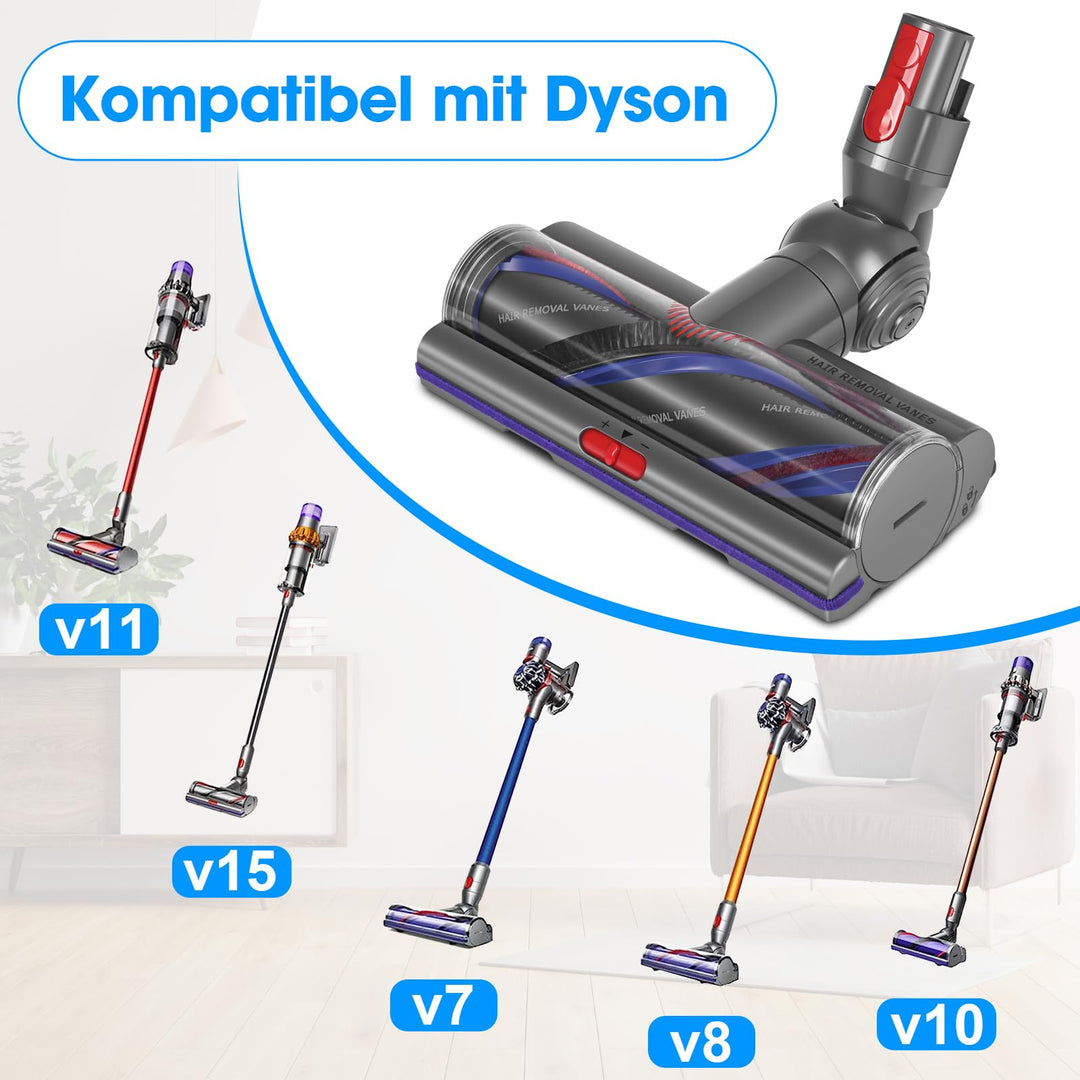 Bodendüse Torque Drive für Dyson V7 V8 V10 V11 V15 mit Anti-Verwicklungsschutz - Bild 2