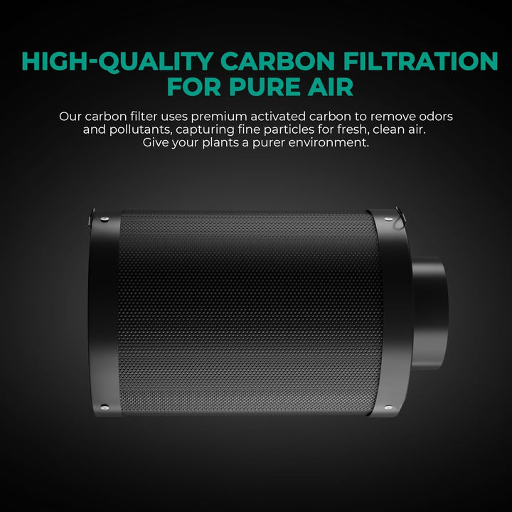 Aktivkohlefilter 100mm für Growzelt mit australischer Aktivkohle - Bild 4