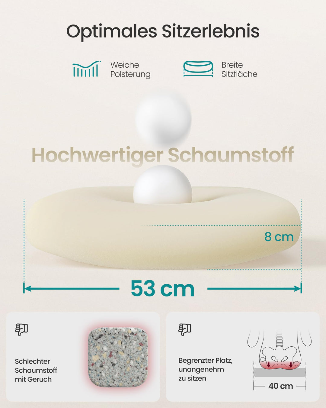 Bürostuhl ergonomisch Mesh Kopfstütze klappbare Armlehnen 120 kg - Bild 4