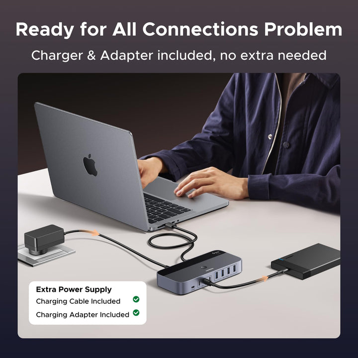 USB Switch 2 PC 7 Ports USB 3.0 mit 4x USB-A und 3x USB-C - Bild 5