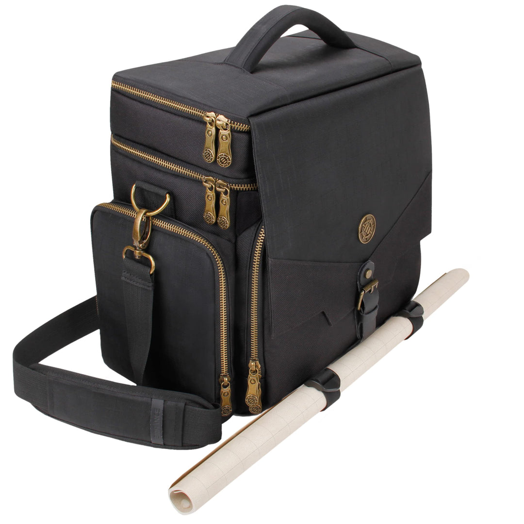 RPG-Tasche für Tabletop mit Figurenfach, Würfeltasche, 4–8 Bücher