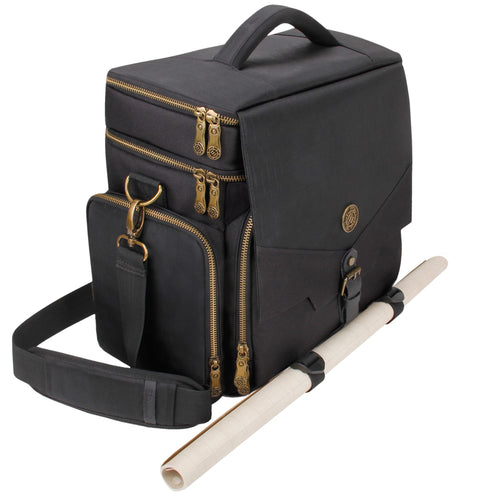 RPG-Tasche für Tabletop mit Figurenfach, Würfeltasche, 4–8 Bücher