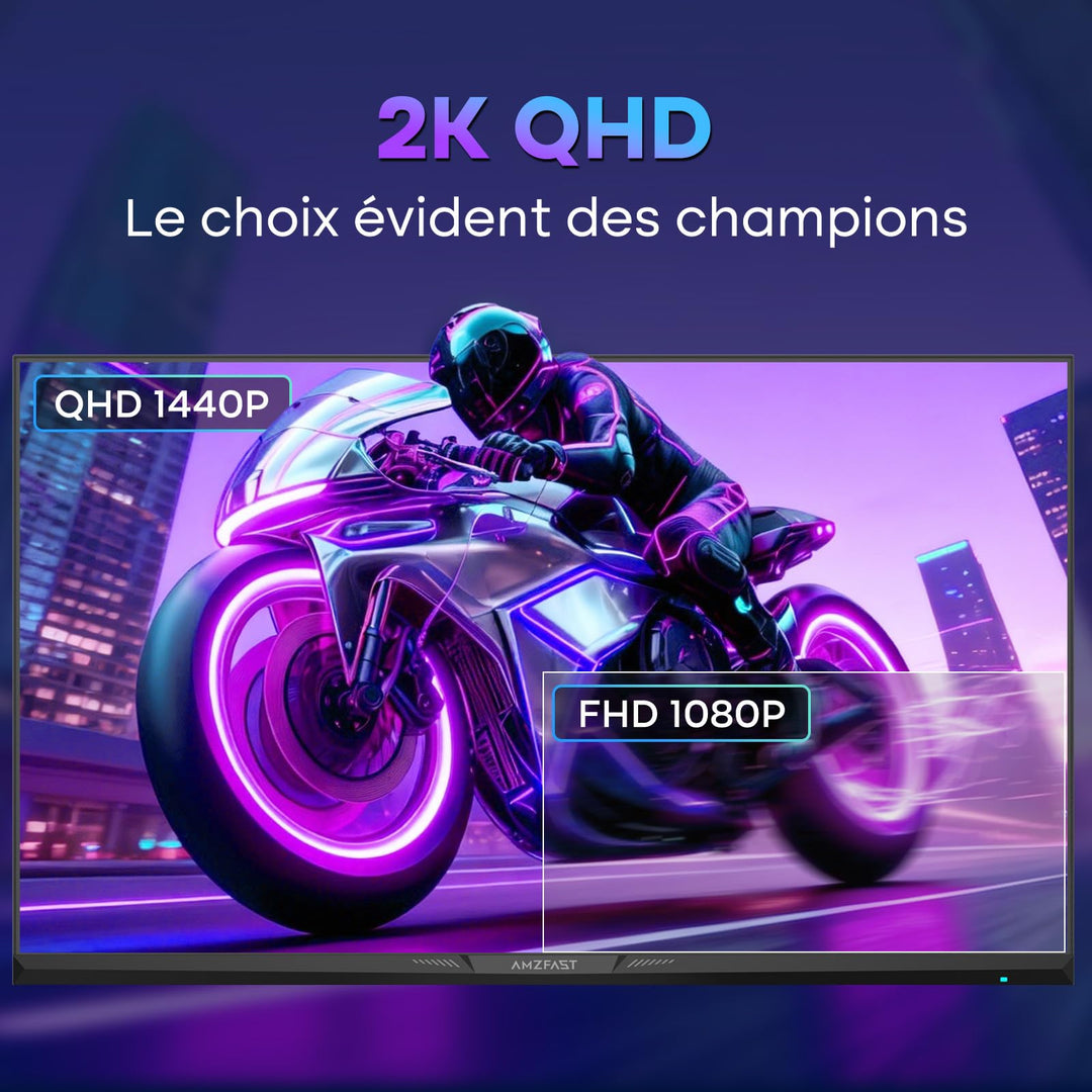 Gaming Monitor 27 Zoll QHD 200Hz Fast-IPS 1ms weiß VESA - Bild 4