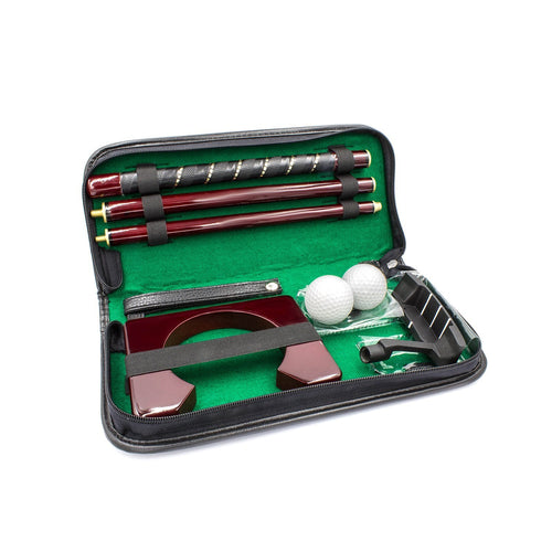 Golf Putter Set Holz mit 2 Bällen und Becher für Indoor Training