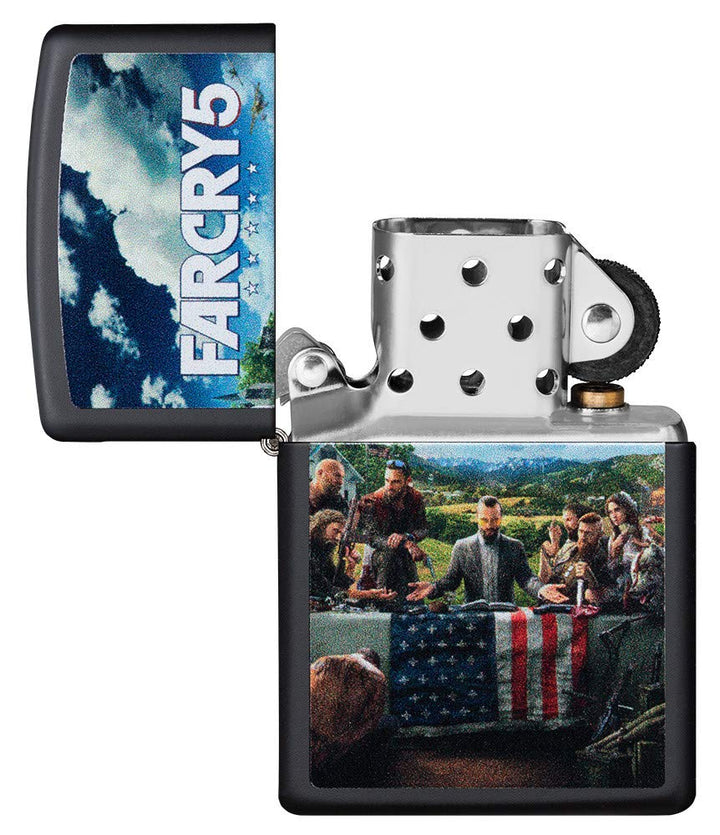 Sturmfeuerzeug Far Cry 5 Black Matte nachfüllbar in Geschenkbox - Bild 4