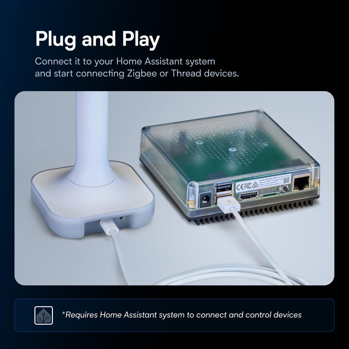 Zigbee &amp; Thread USB-Adapter für Smart Home, Gen. 2, MG24-Chip - Bild 4