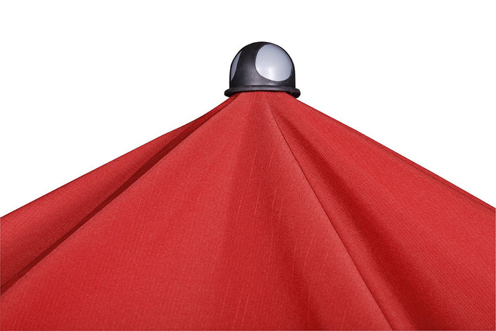 Sonnenschirm Polyester 200 cm mit UV 50+ und Knickfunktion für Garten - Bild 3