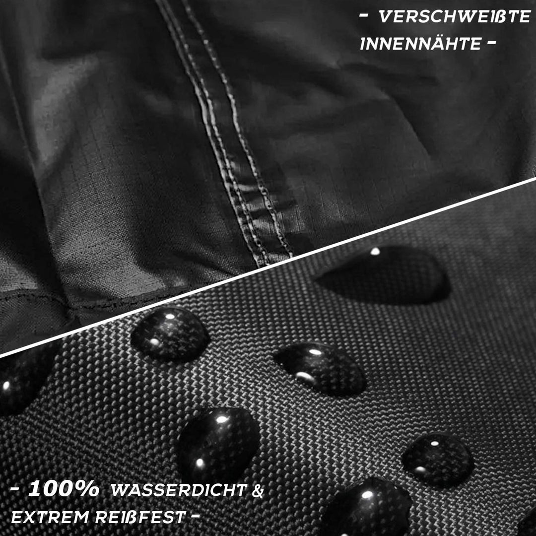 Fahrradgarage für 2-3 Räder 210D Oxford wasserdicht schwarz - Bild 6