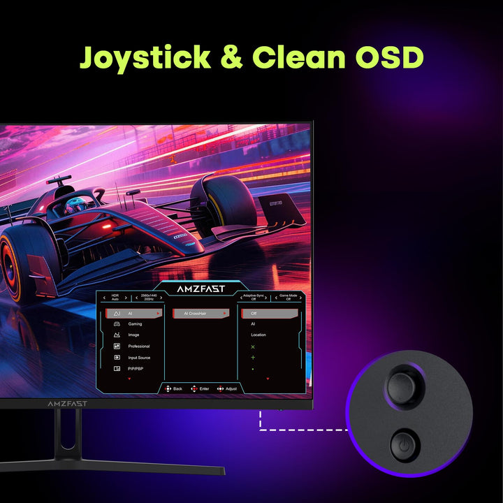 Curved Gaming Monitor 27 Zoll QHD 2560x1440 200Hz 1ms - Bild 9