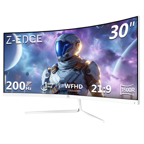 Curved Gaming Monitor 30 Zoll Ultrawide 200Hz 1ms VA WFHD