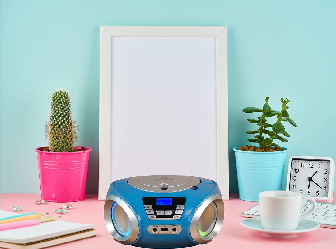 CD-Player mit UKW-Radio und LED-Beleuchtung für Kinder - Bild 3