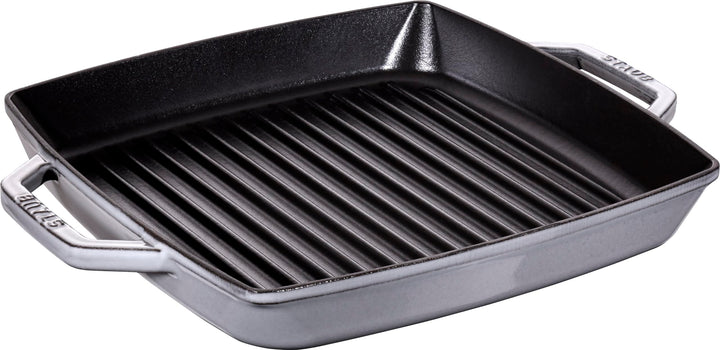 Gusseisen Grillpfanne emailliert 28 cm, 2 Griffe, Induktion