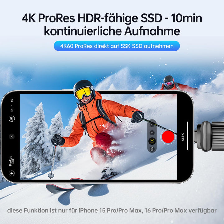 Externe SSD USB-C 1TB NVMe bis 2000 MB/s für Mac und PC - Bild 4