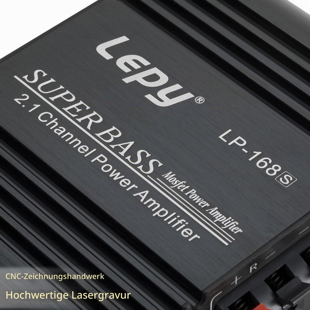 HiFi Stereo Verstärker 2.1CH 40W+68W mit Subwoofer für Auto &amp; Heim - Bild 4