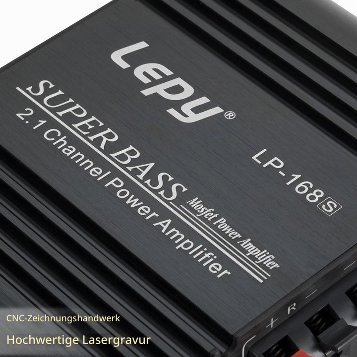 HiFi Stereo Verstärker 2.1CH 40W+68W mit Subwoofer für Auto &amp; Heim - Bild 4