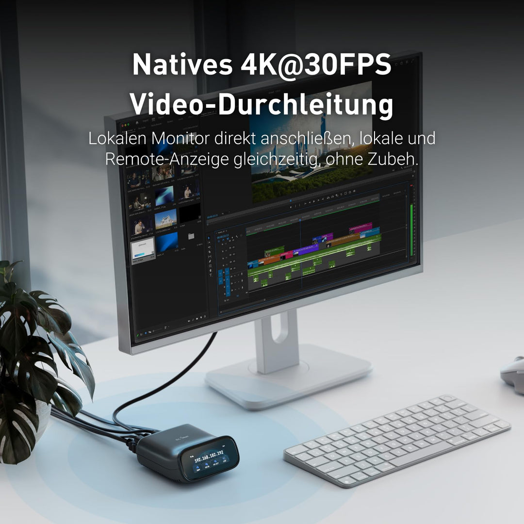 Remote KVM über Wi-Fi 6 Dualband 4K Passthrough Touchscreen - Bild 4