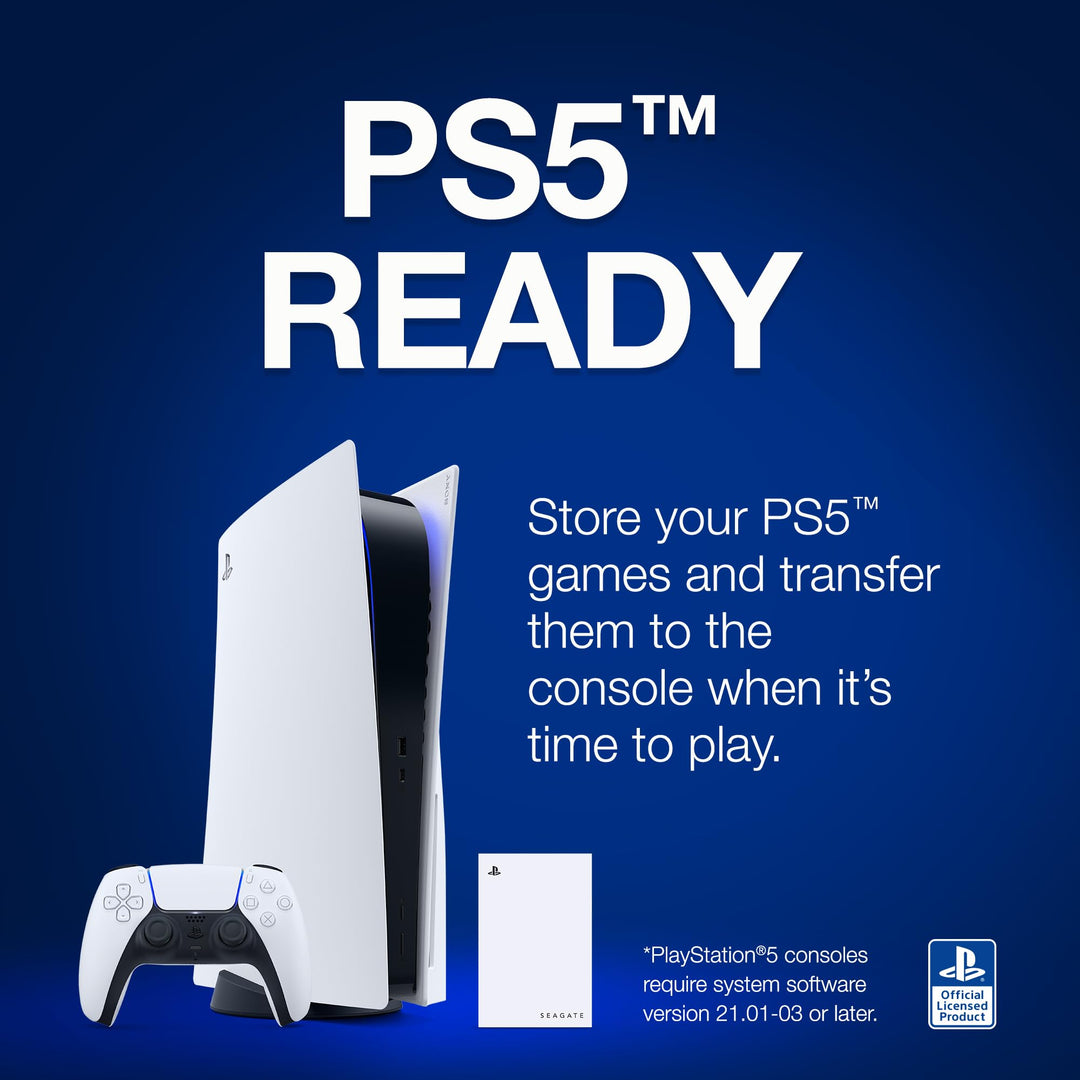 Externe Festplatte 5TB fuer PS4 und PS5 USB 3.0 weiss - Bild 8