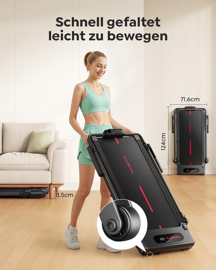 Laufband klappbar 3,0 PS Motor 7% Steigung Heim-Fitness - Bild 8