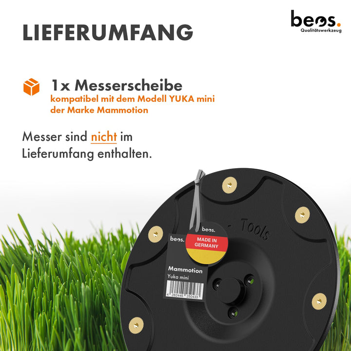 Messerteller 7-fach für Mähroboter YUKA mini / mini 2 Kunststoff - Bild 3