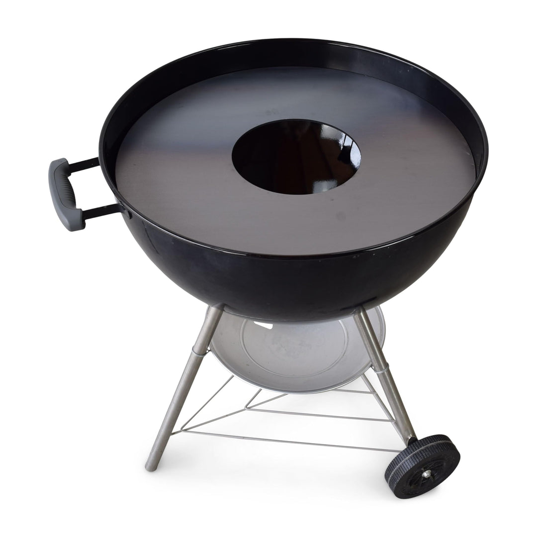 Feuerplatte 47cm für Kugelgrill 4mm Feinkornstahl Made in Germany - Bild 3