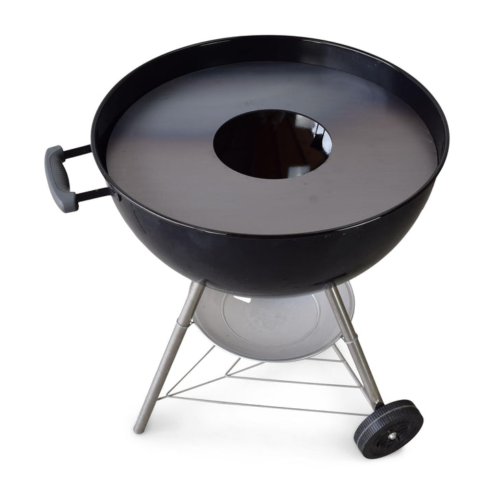 Feuerplatte 47cm für Kugelgrill 4mm Feinkornstahl Made in Germany - Bild 3