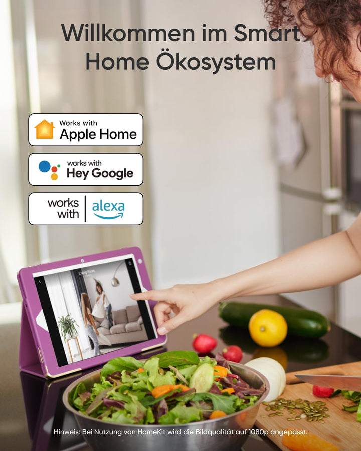 Innenkamera 4K UHD mit Farb-Nachtsicht, KI-Tracking &amp; HomeKit - Bild 7