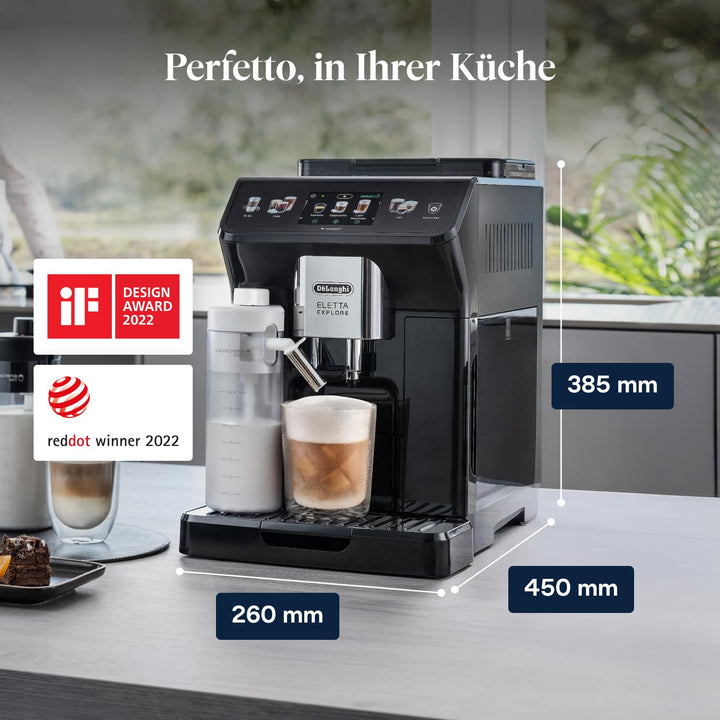 Kaffeevollautomat 50+ Getränke Cold Brew WLAN App dunkelgrau - Bild 10