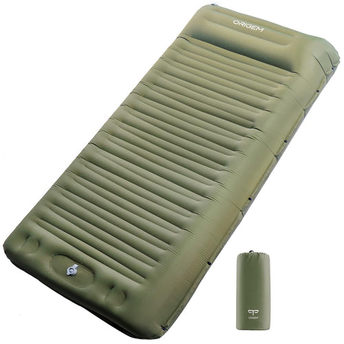 Luftmatratze Camping aufblasbar 14 cm mit Fusspumpe, 0,86 kg