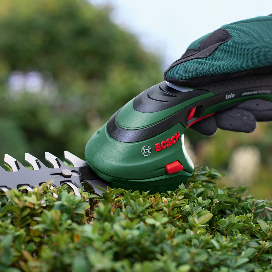 Akku-Gras- und Strauchschere 3,6V Set mit Grasscherblatt und Handschuhen - Bild 3