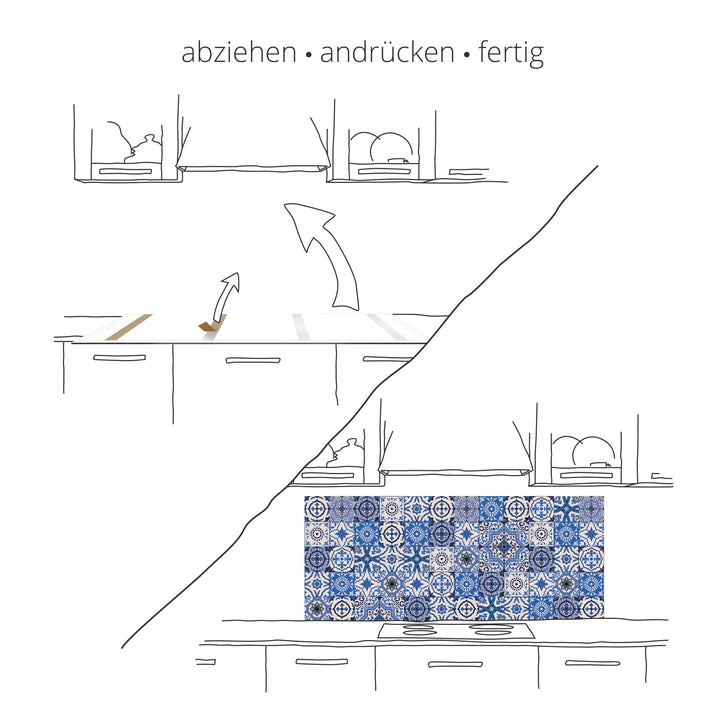 Küchenrückwand Alu Früchte unter Wasser 70x50 cm Spritzschutz - Bild 5