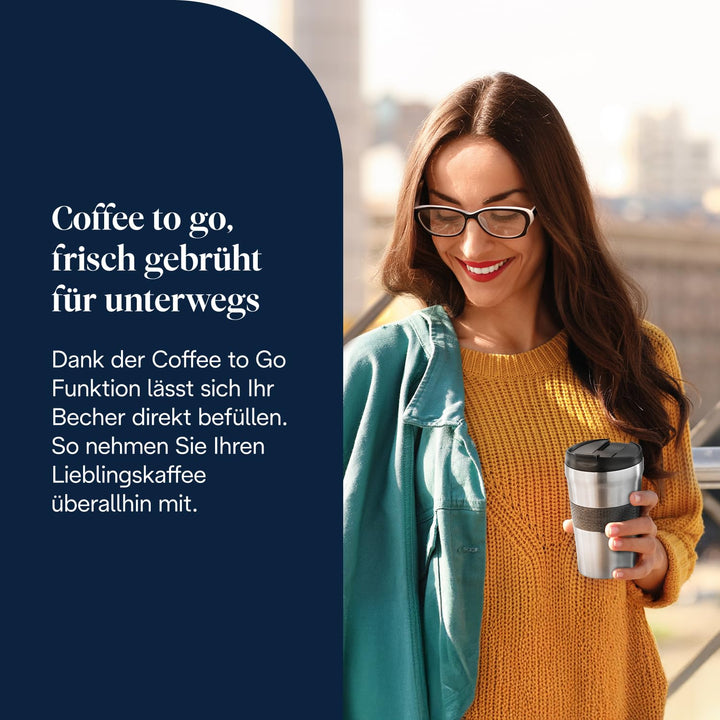 Kaffeevollautomat 50+ Getränke Cold Brew WLAN App dunkelgrau - Bild 9