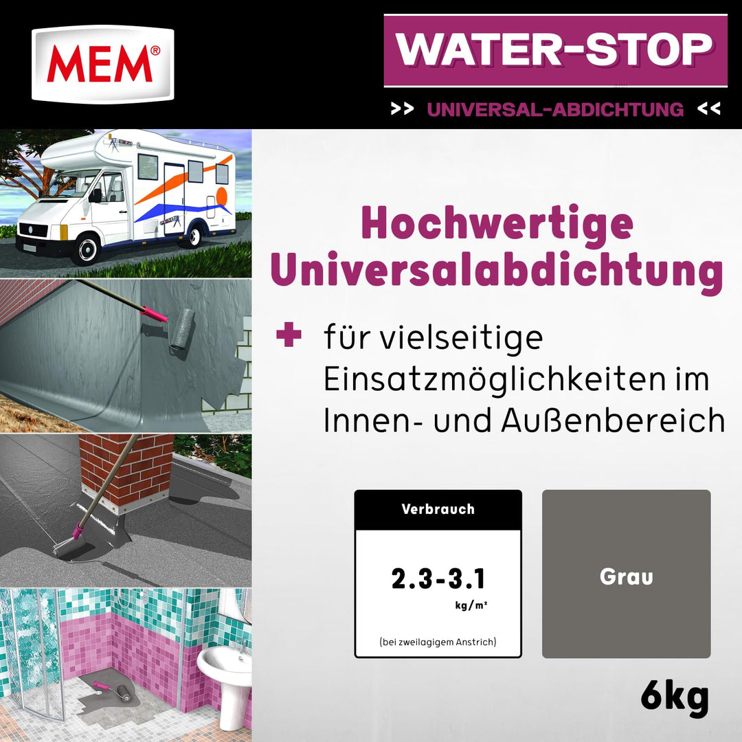 Universalabdichtung SMP grau 6 kg für Dach Wand Keller - Bild 2