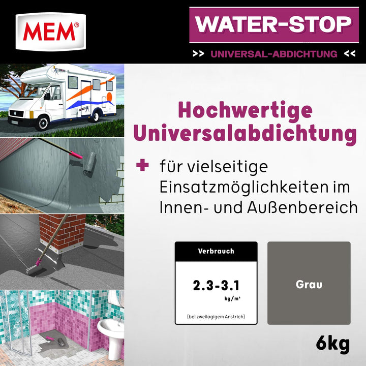 Universalabdichtung SMP grau 6 kg für Dach Wand Keller - Bild 2