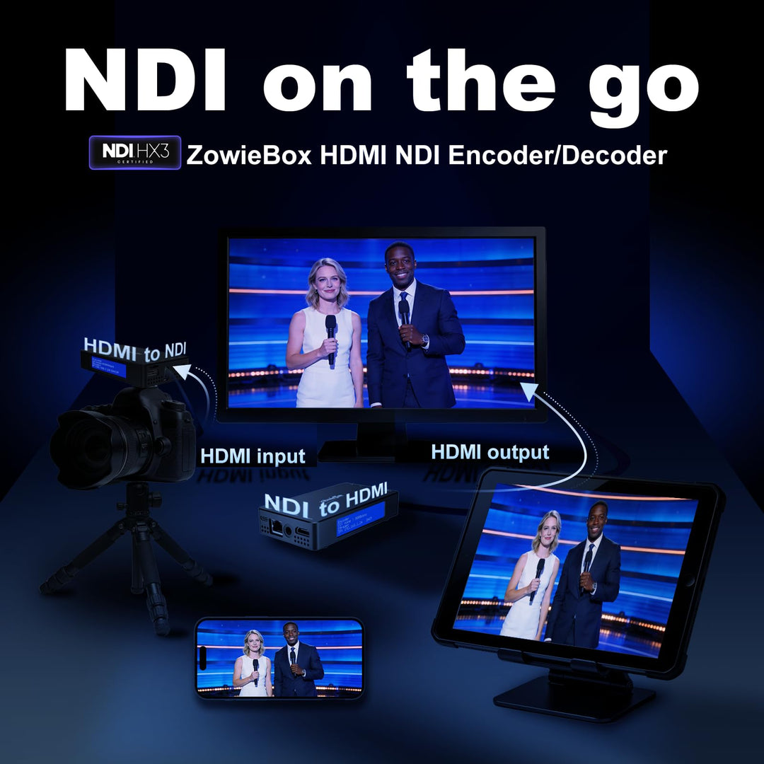 4K HDMI NDI Encoder Decoder für Live-Streaming und E-Sport - Bild 3