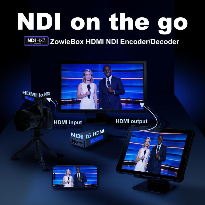 4K HDMI NDI Encoder Decoder für Live-Streaming und E-Sport - Bild 3
