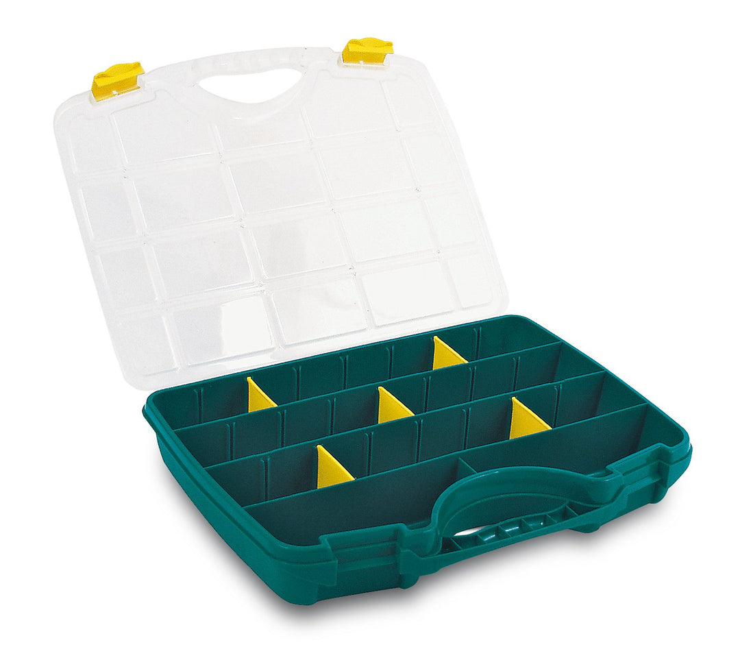 Stapelbare Multibox mit 4 Kleinteileboxen Polypropylen 447x314x360mm - Bild 4