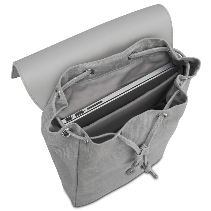 Damenrucksack Grau 10 L mit 13-Zoll-Laptopfach für Alltag - Bild 6