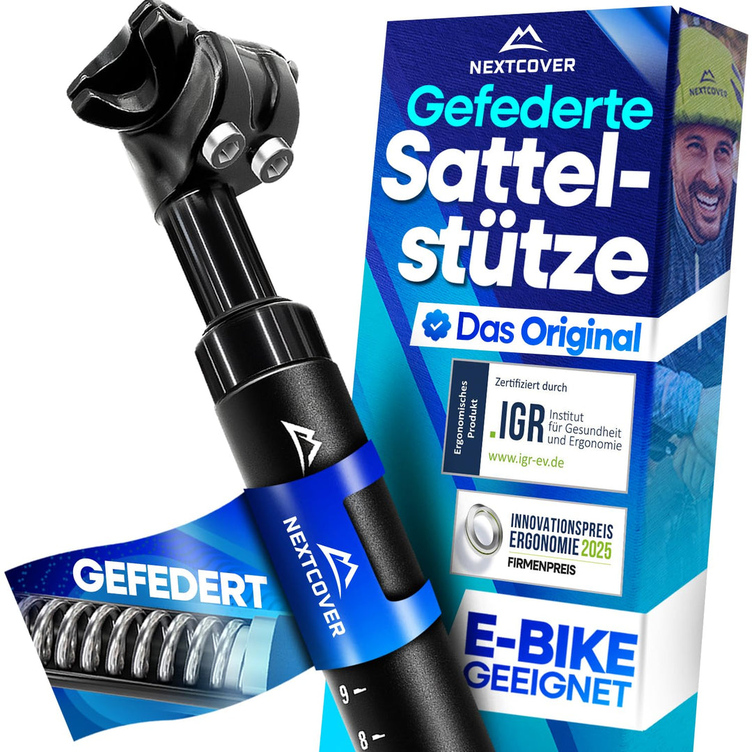 Gefederte Sattelstütze Parallelogramm 27.2/30.9/31.6/34.9mm Stoßdämpfung