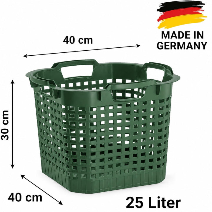 Erntekorb 25 Liter 5er-Set HDPE stapelbar Garten und Haushalt - Bild 3