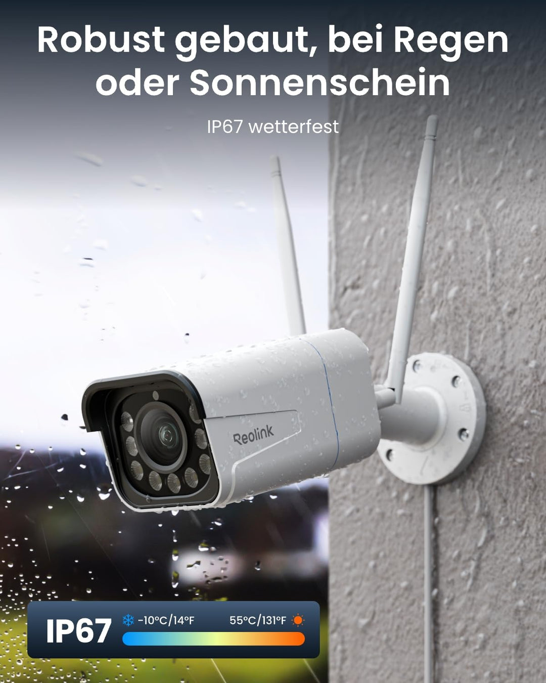 Überwachungskamera Aussen 4K 8MP WLAN mit 5x optischem Zoom - Bild 7