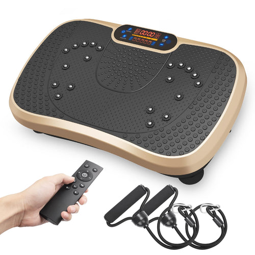 Vibrationsplatte 3D Ganzkörpertraining 99 Stufen mit Bluetooth