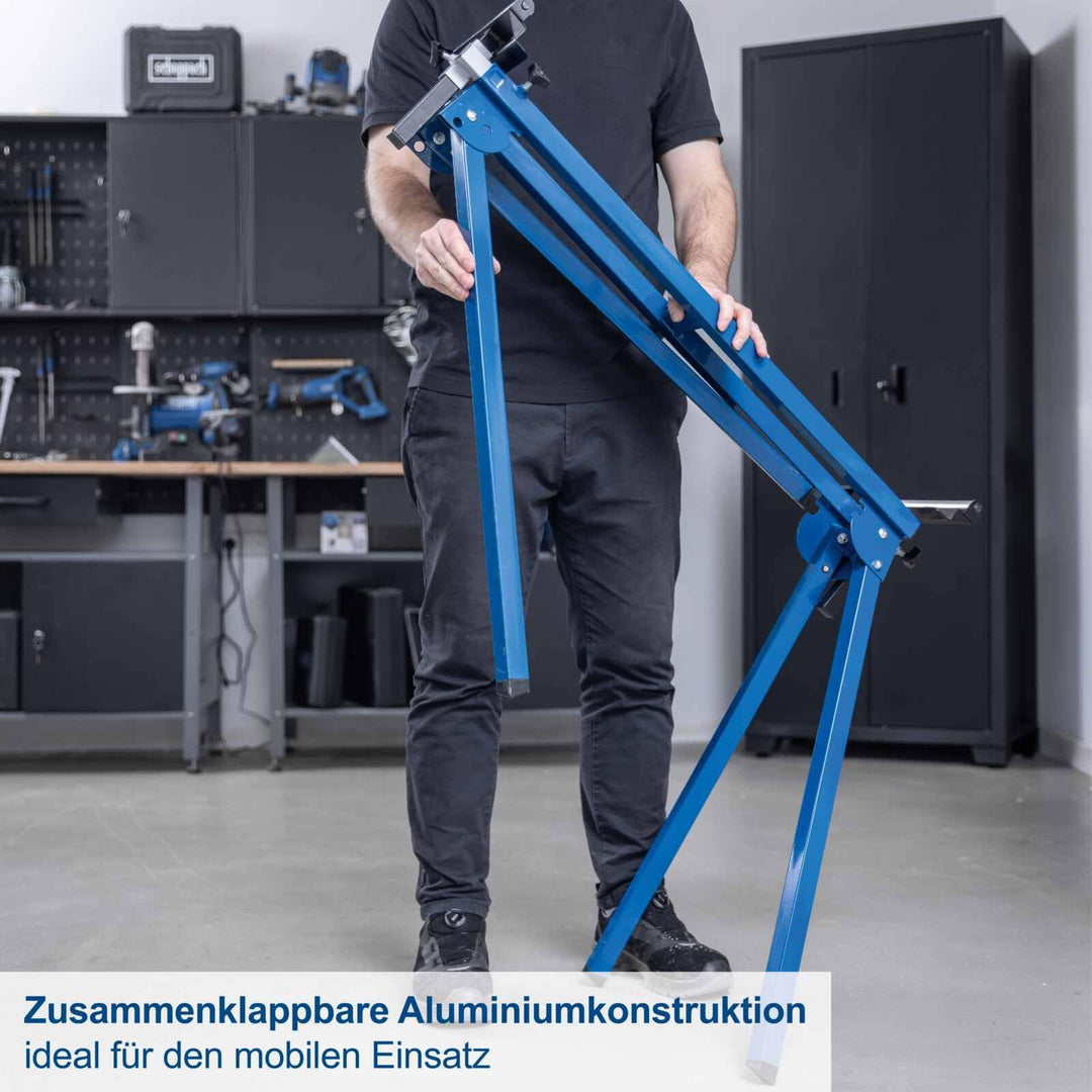 Maschinentisch klappbar 150 kg Traglast höhenverstellbar für Werkstatt - Bild 8