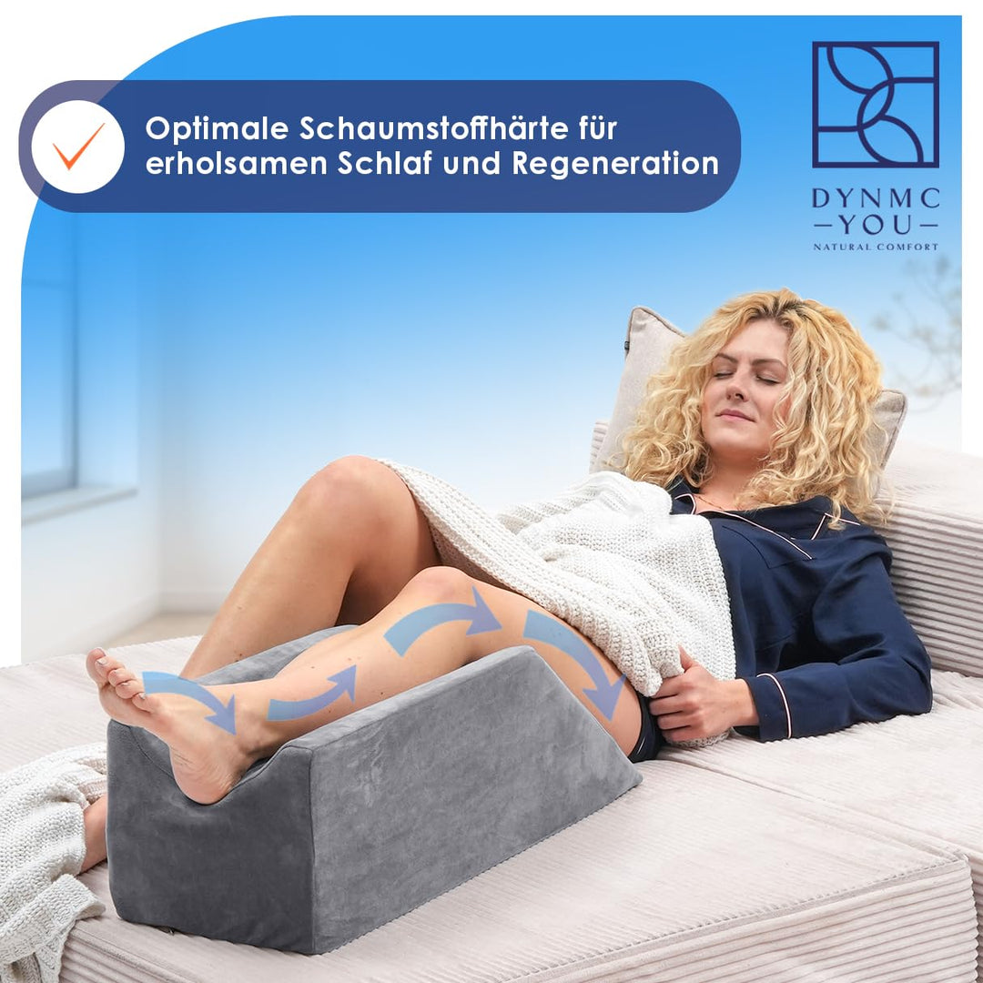 Beinkissen Hochlagerung Keilkissen 68x25x22 cm mit Tragegriff - Bild 6