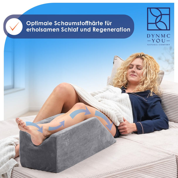 Beinkissen Hochlagerung Keilkissen 68x25x22 cm mit Tragegriff - Bild 6